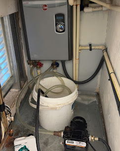 Tankless Heater & Recirculation Setup